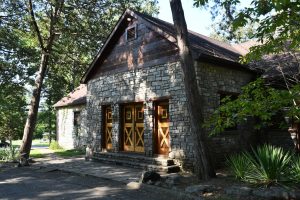 Building at Cedars of Lebanon State Park in Lebanon Tennessee.