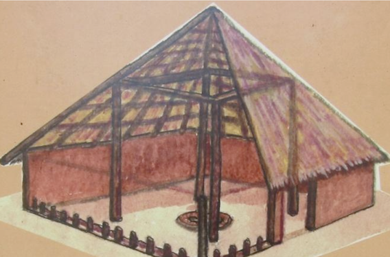 Diagram of building that used to be at Sellars Farm.